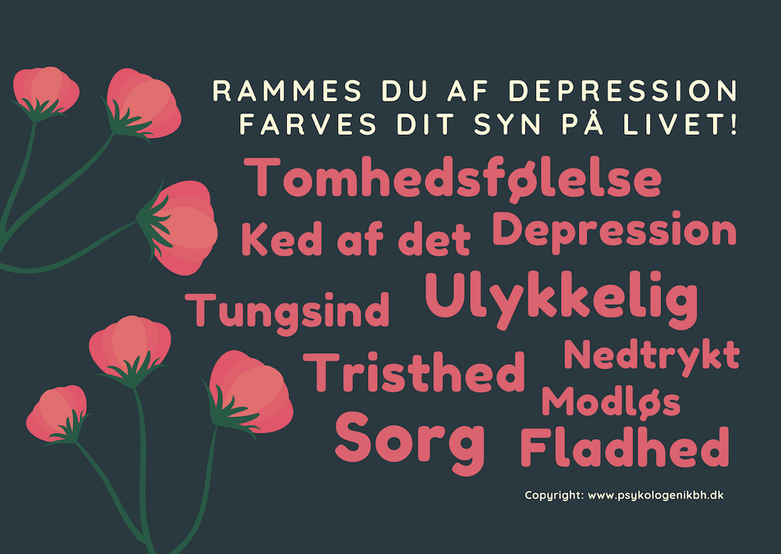 Depression: Grafik fra Psykologen i København