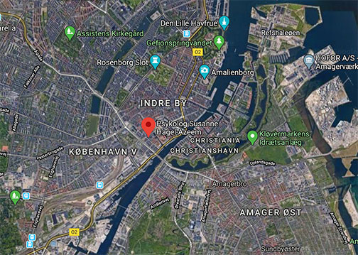 Psykolog København - Kort