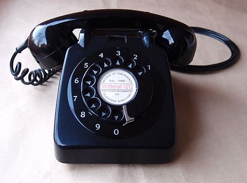 Gammeldags telefon